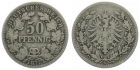 Kaiserreich 50 Pfennig 1877 A - kleiner Adler